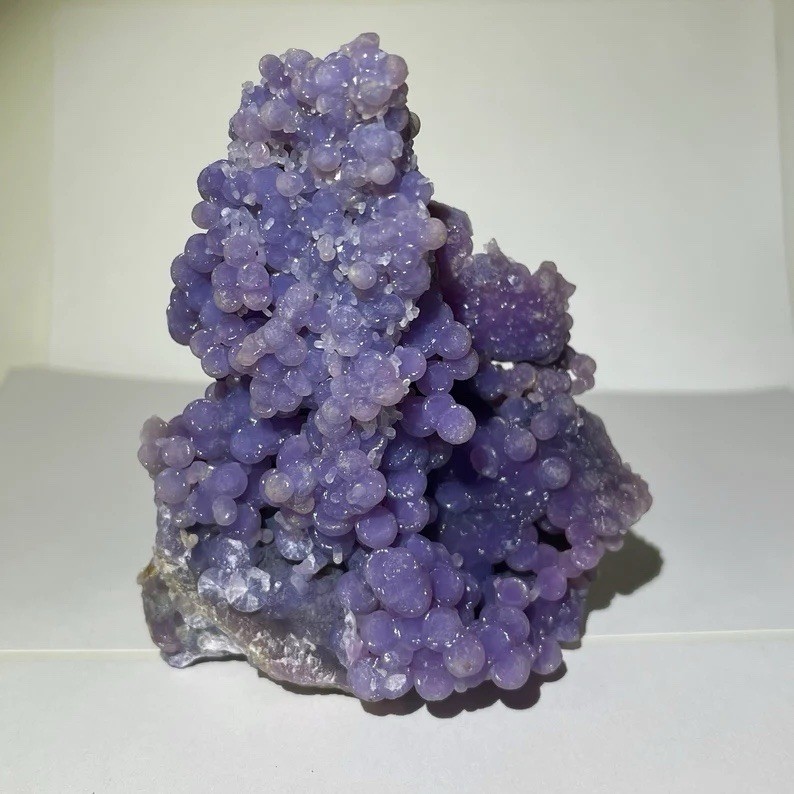Grape Agate Botryoidal Chalcedony Crystal 3.8” Mineral – West Sulawesi Indonesia