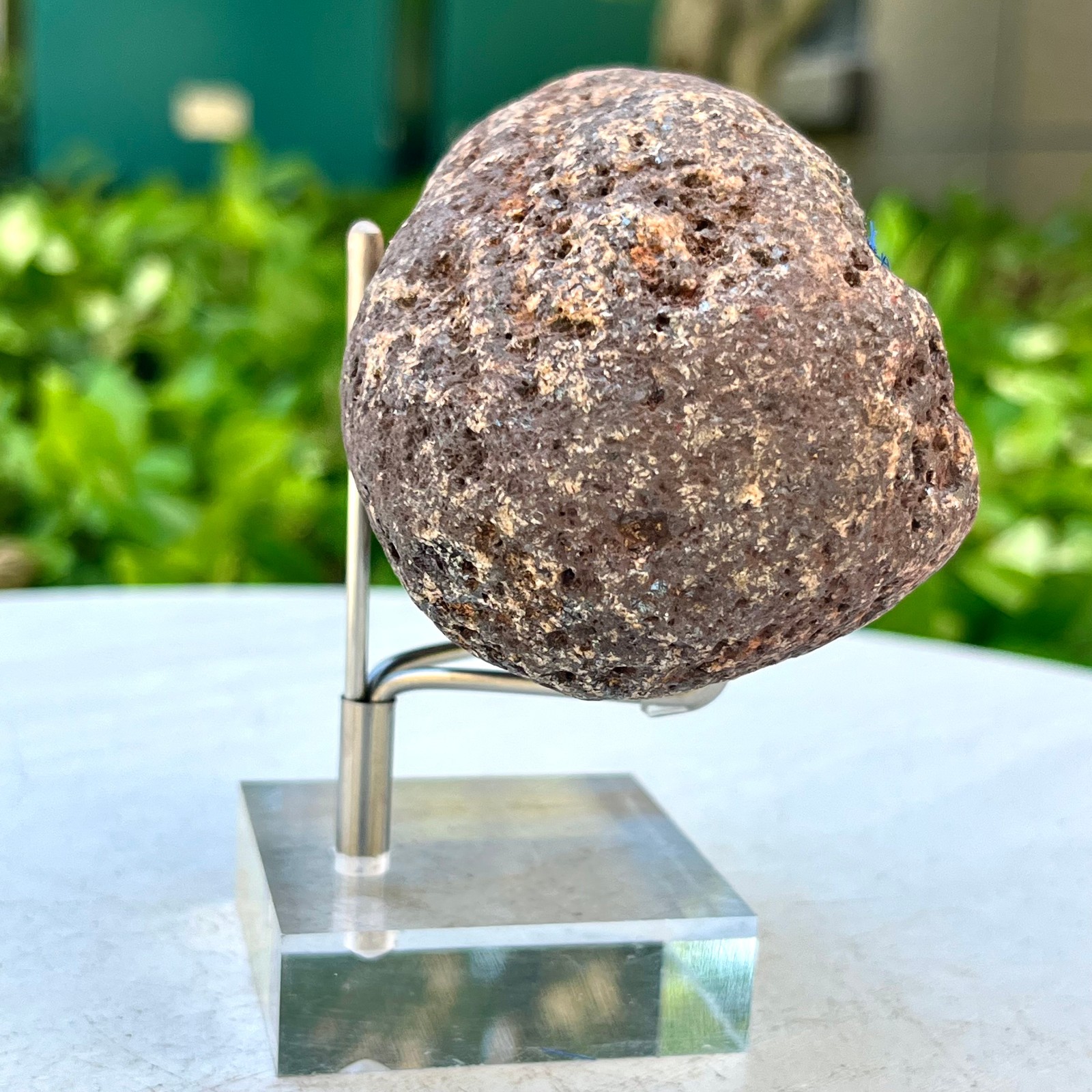 445G Blue Natural Goethite Crystal Quartz Energy Ore Healing Mineral Specimen