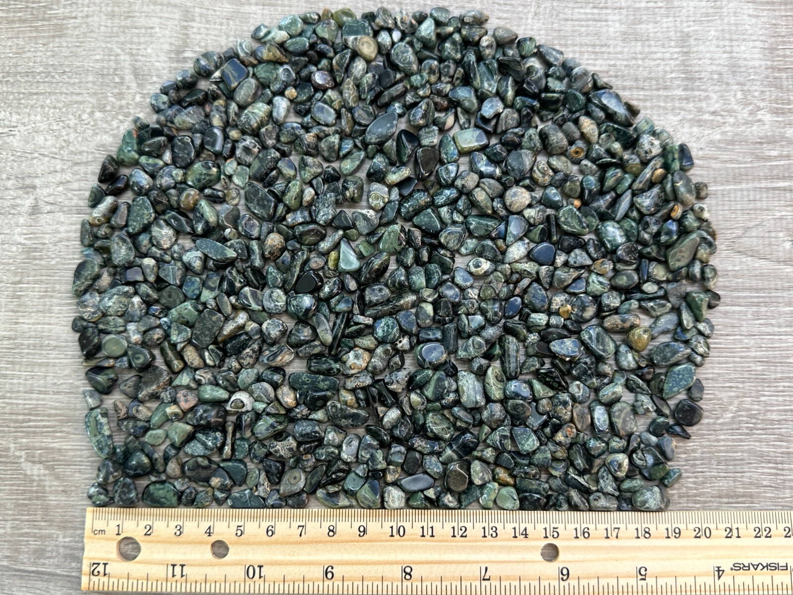 Grade A++ Kambaba Jasper Semi Tumbled Gemstone Chips 4-10mm, Wholesale Bulk Lot
