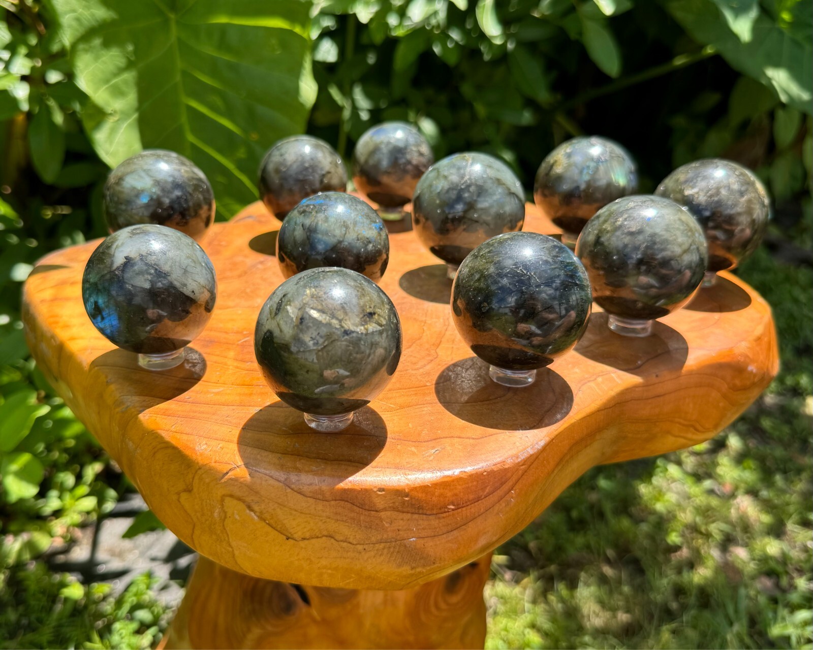 Labradorite Crystal Sphere LARGE 1.75 – 2″ Sphere (A Quality Labradorite Sphere)