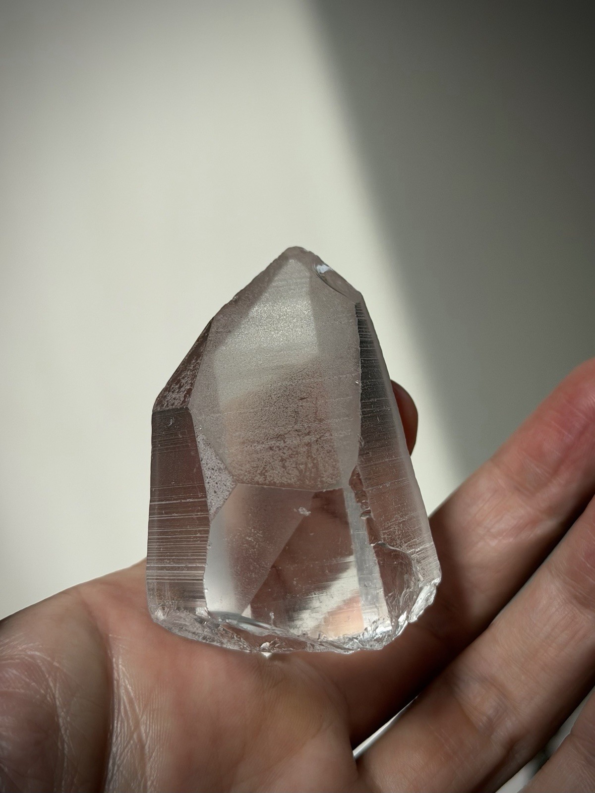 Lemurian Quartz Crystal Optical Quartz Self Healed Quartz Brazil Crystal