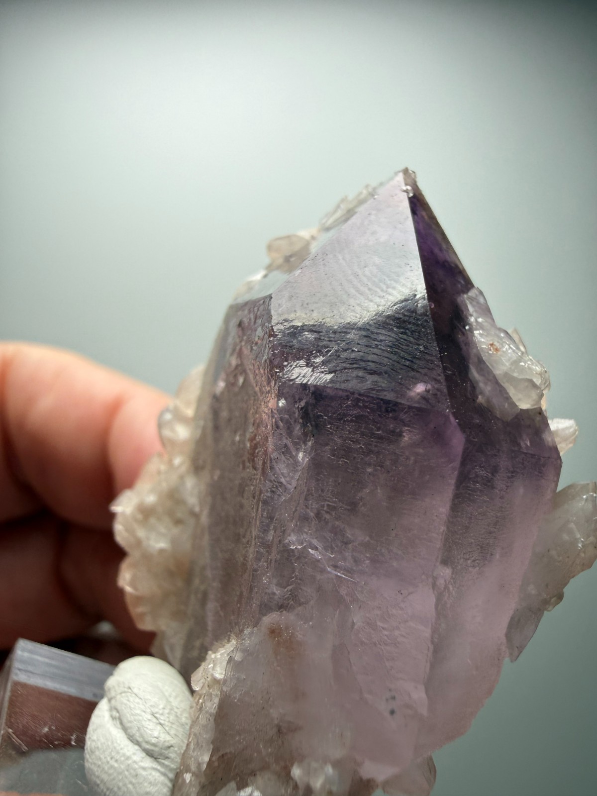 Beautiful Amethyst crystal with Red Calcite- Hubei Province, China! SALE $89!