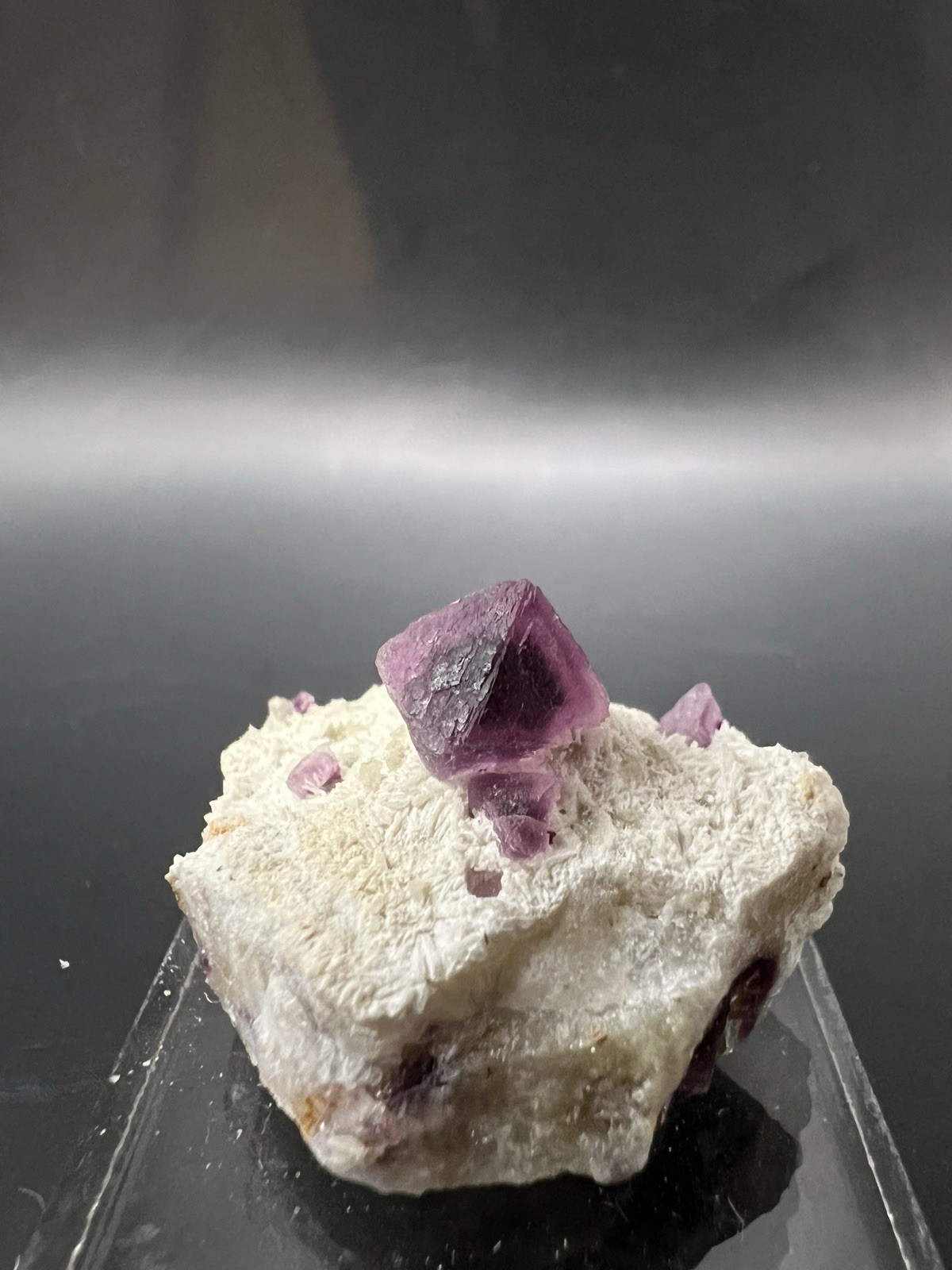 Purple Phantom New Mexico Fluorite Miniature – 10108