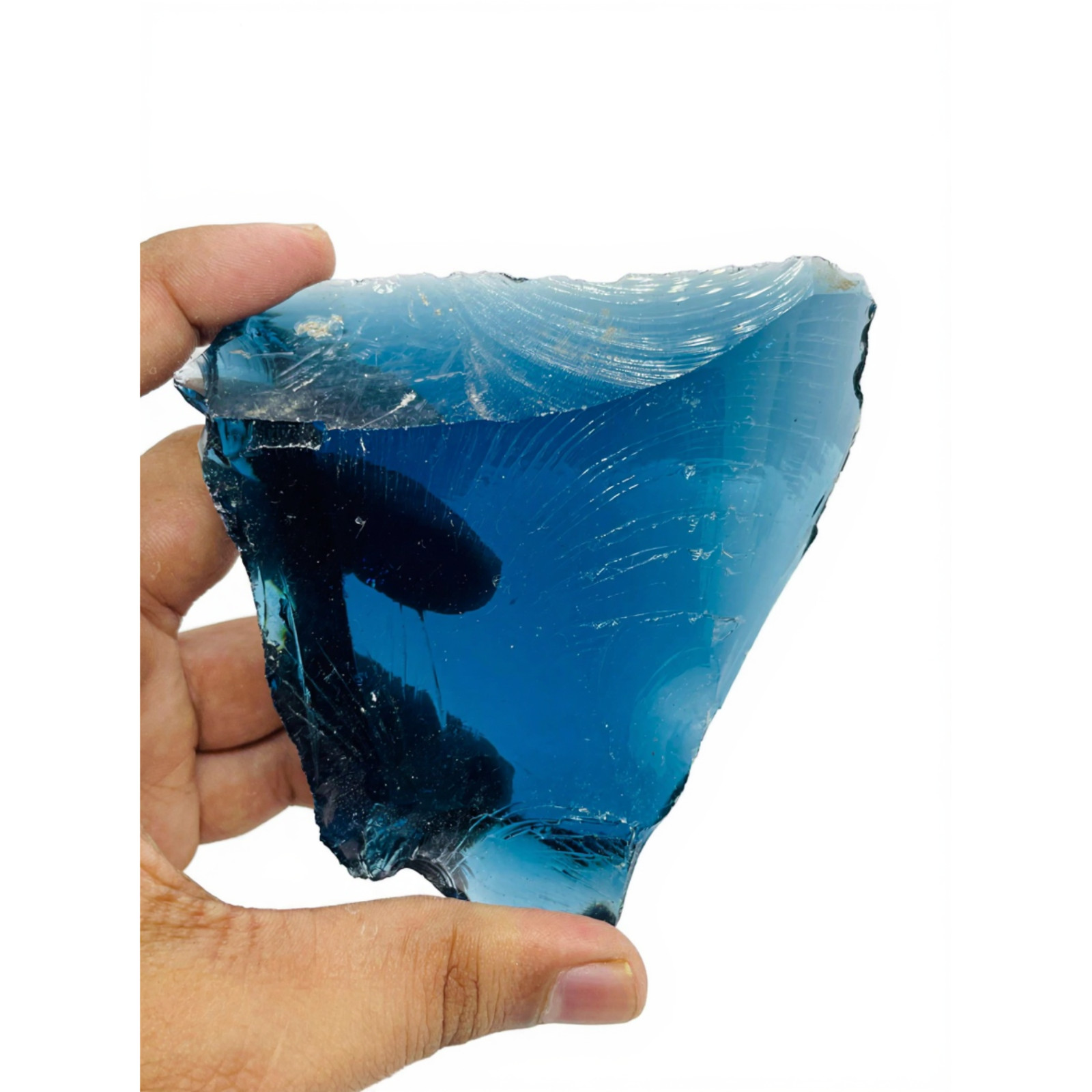 Premium 550-650CT Raw Blue Obsidian Crystal | Natural Rough Gemstone for Energy