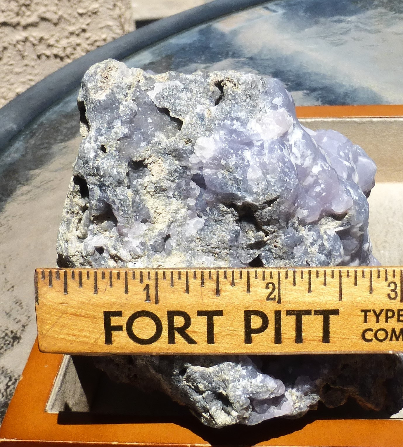 LARGE Purple/lilac Smithsonite specimen from El Refugio Mine Mexico 3lb. 2.5 oz.