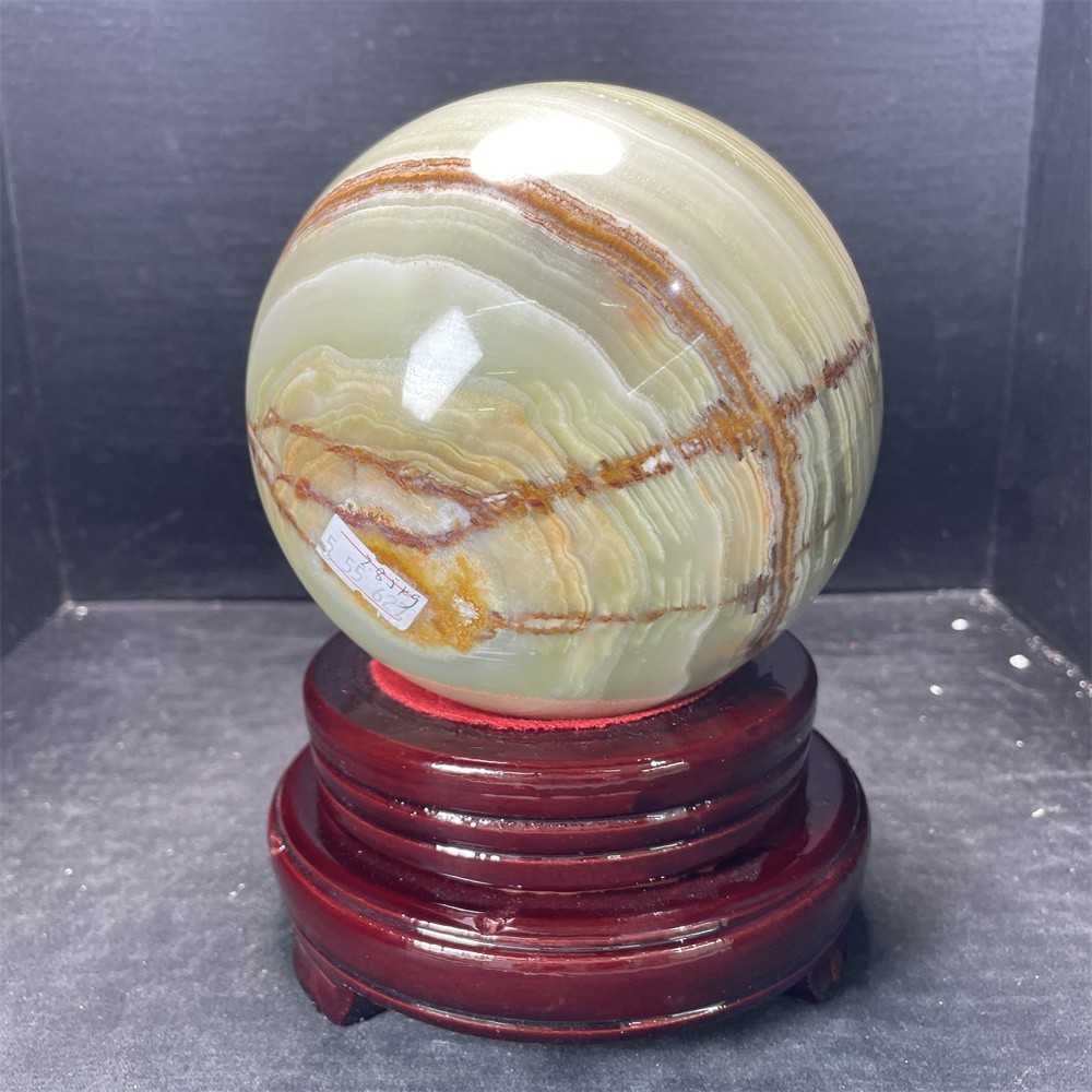 6.2LB 4.8″ Natural Afghan Jade Sphere Druzy Reiki Ball Crystal Quartz Gift