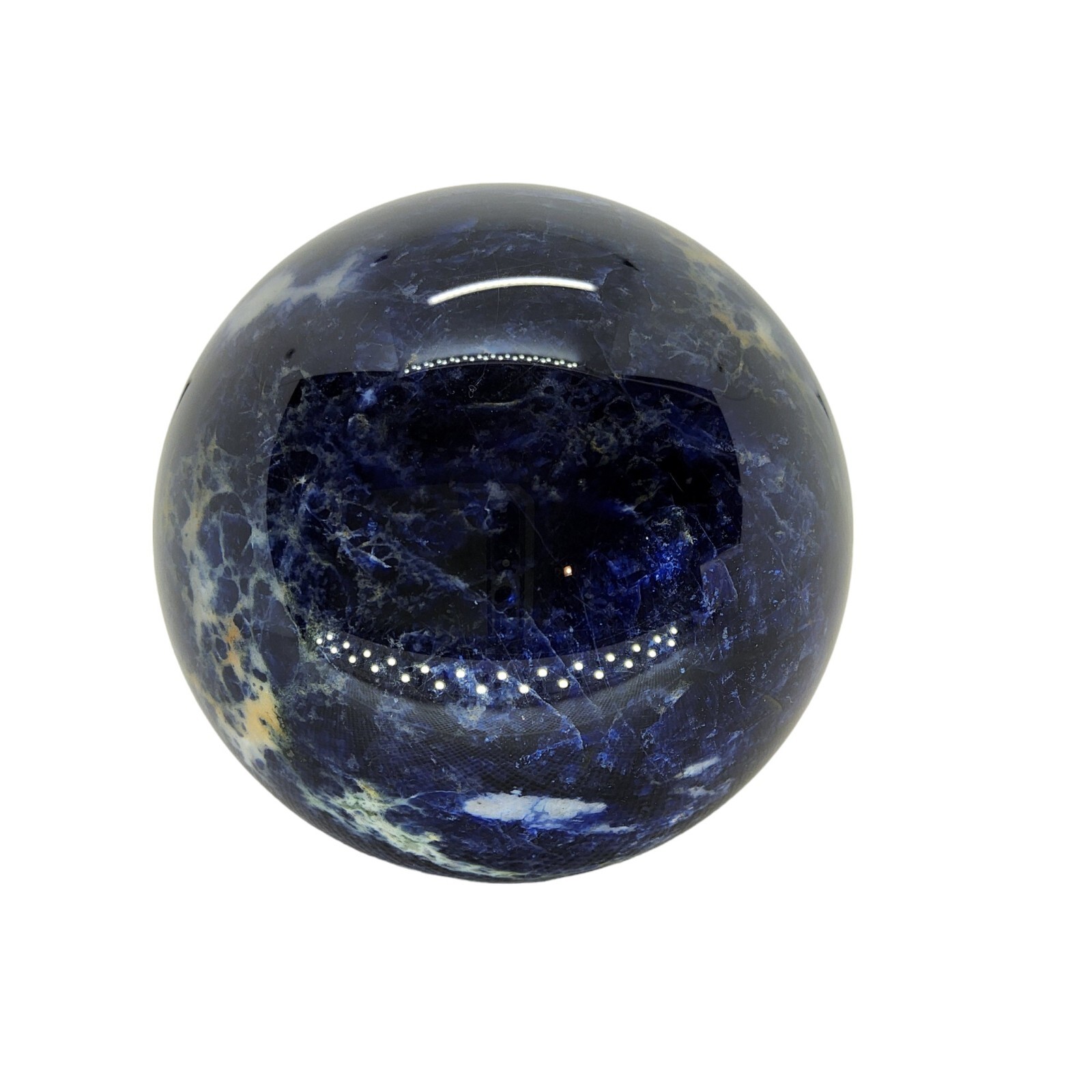 Sodalite, 2 3/8 inch, sphere, ball, specimen, display, gemstone, blue, #R-2975