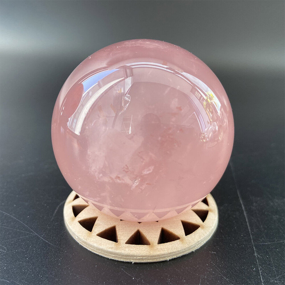 Wood Stand Crystal Ball Sphere Holder Crystal Ball Pedestal Base Display Bracket