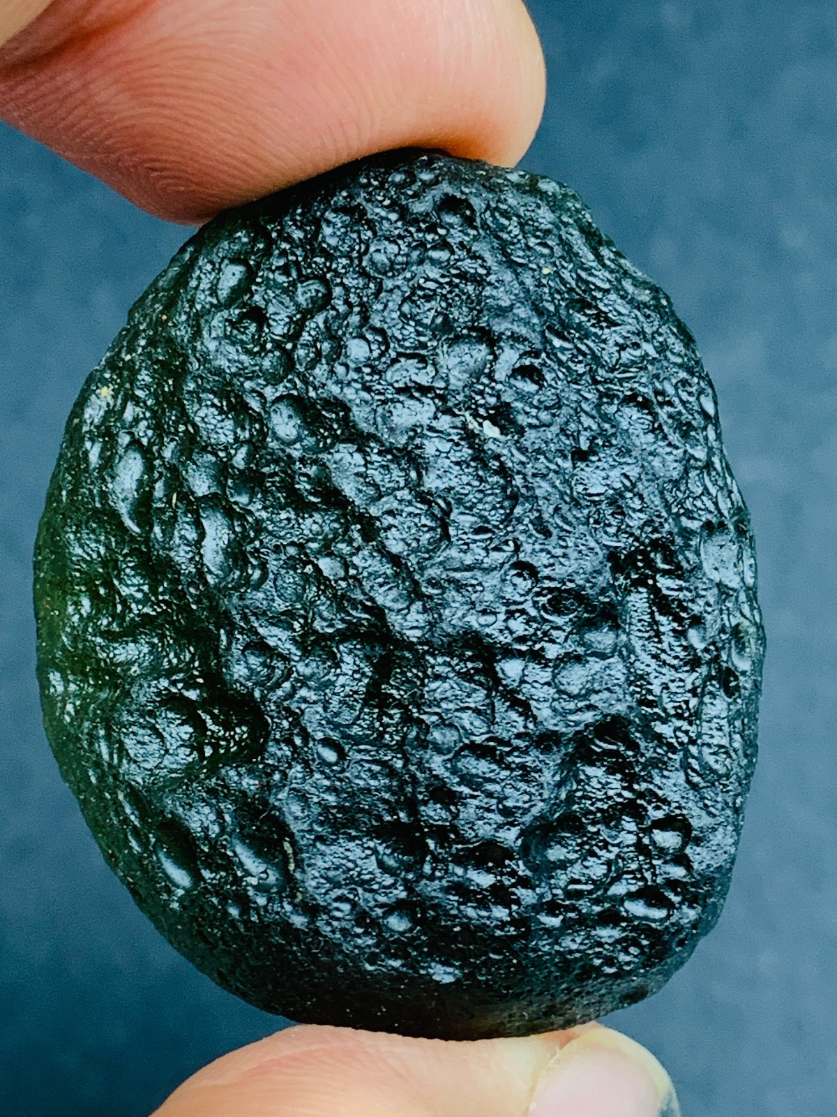 TOP Moldavite Raw Moldavite Crystal from Czech Republic PICcertificate 69CT