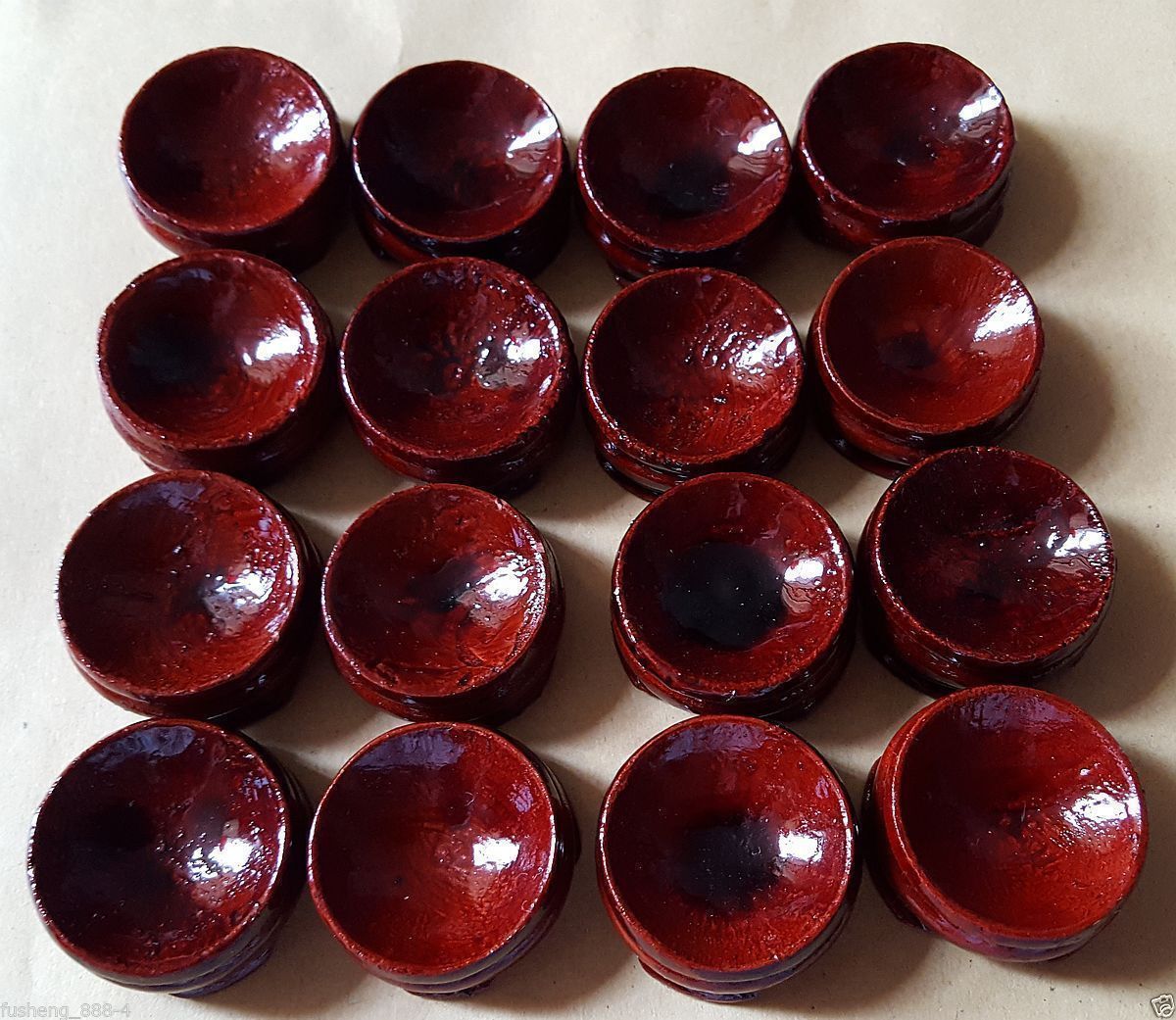 10PCS Wooden Stand Display 20-50mm Sphere Crystal Ball Eggs Minerals Polished