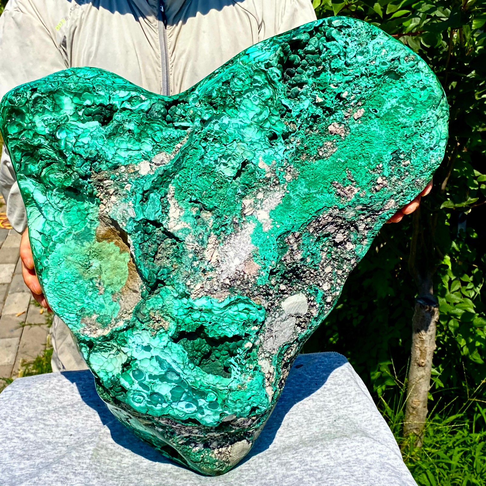 65.91LB TOP Natural Malachite crystal quartz Mineral specimen Reiki gem