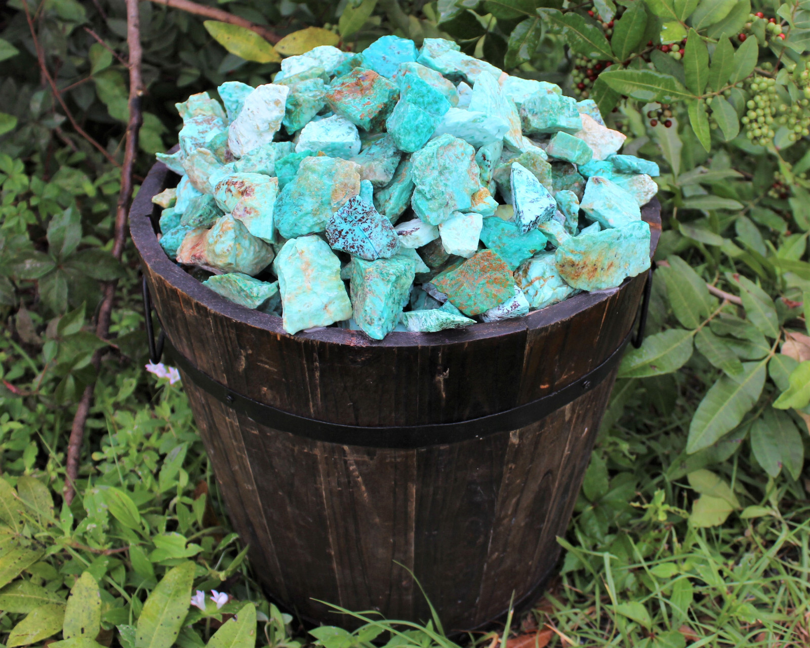 LARGE Turquoise Rough Natural Stones (2-4″): Choose Oz or lb Wholesale Bulk Lots