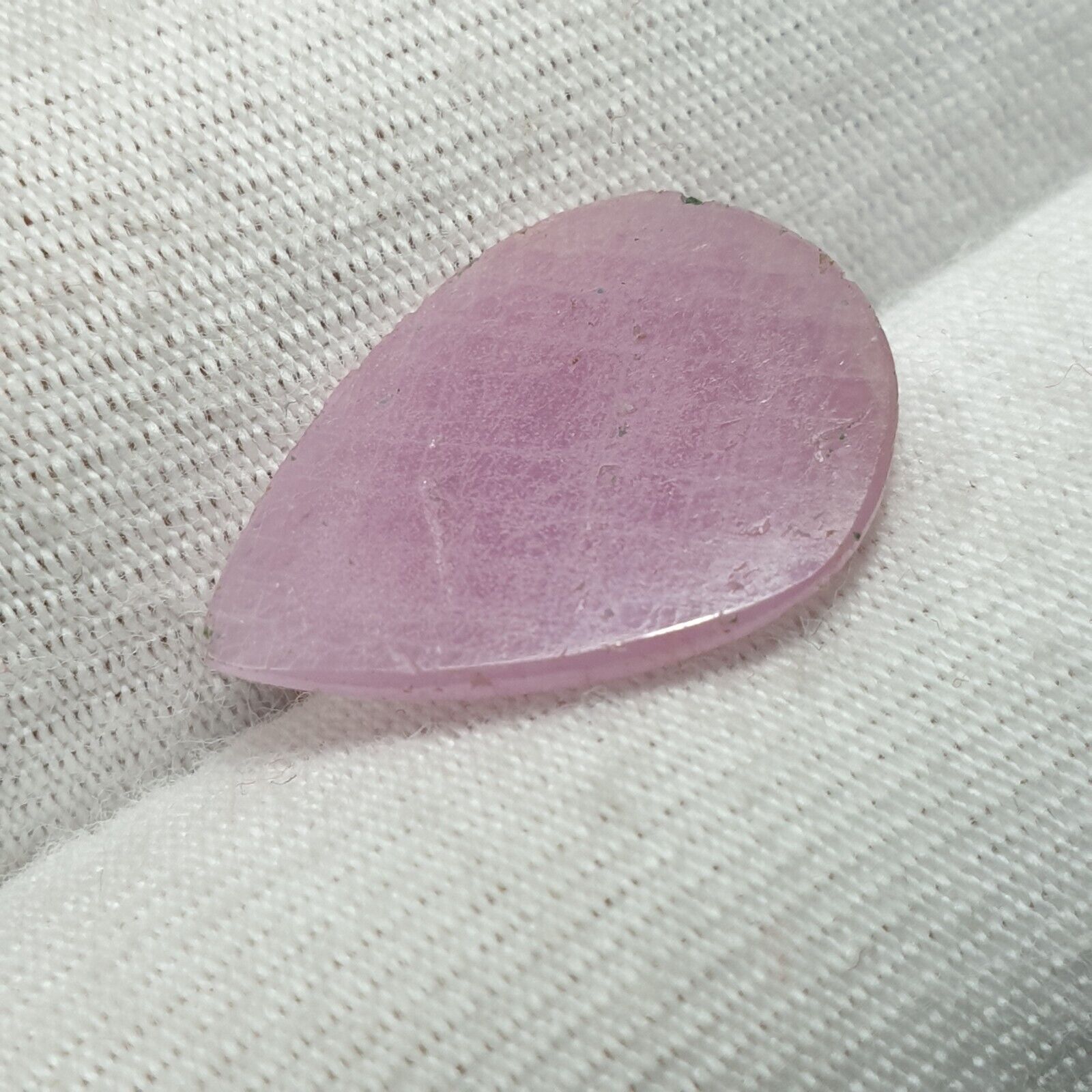 100% Natural Pink Sapphire 10.50×15.50 MM Pear Shape Slice Faceted Cut 4.50