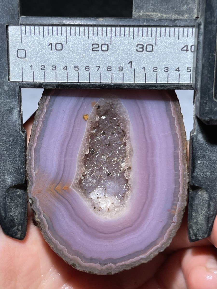 Rough Unpolished pink China Agate Achat Nodule Specimen Xuanhua Hebei 104g 75