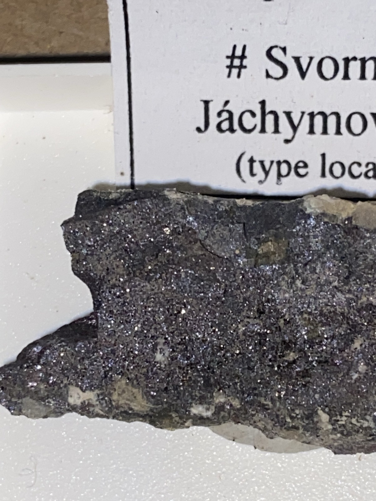 Sternbergite on Proustite Svornost Jachymov, Czech Republic Rare Microcrystals