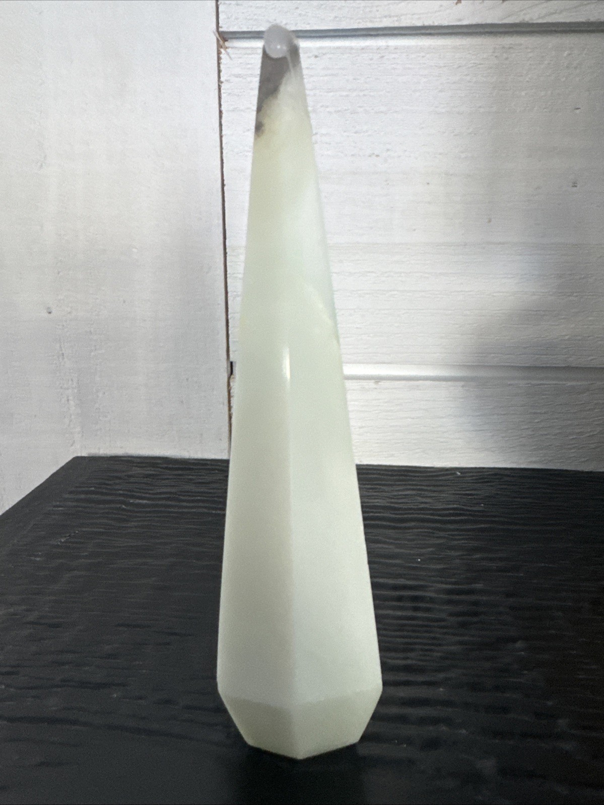 Caribbean Calcite Crystal Teardrop 272 Grams 5.25”