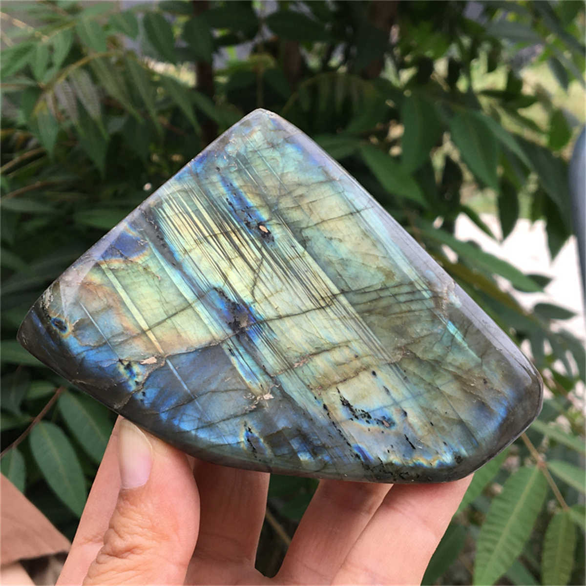 370g Natural Labradorite Mineral Quartz Crystal Mineral Reiki healing