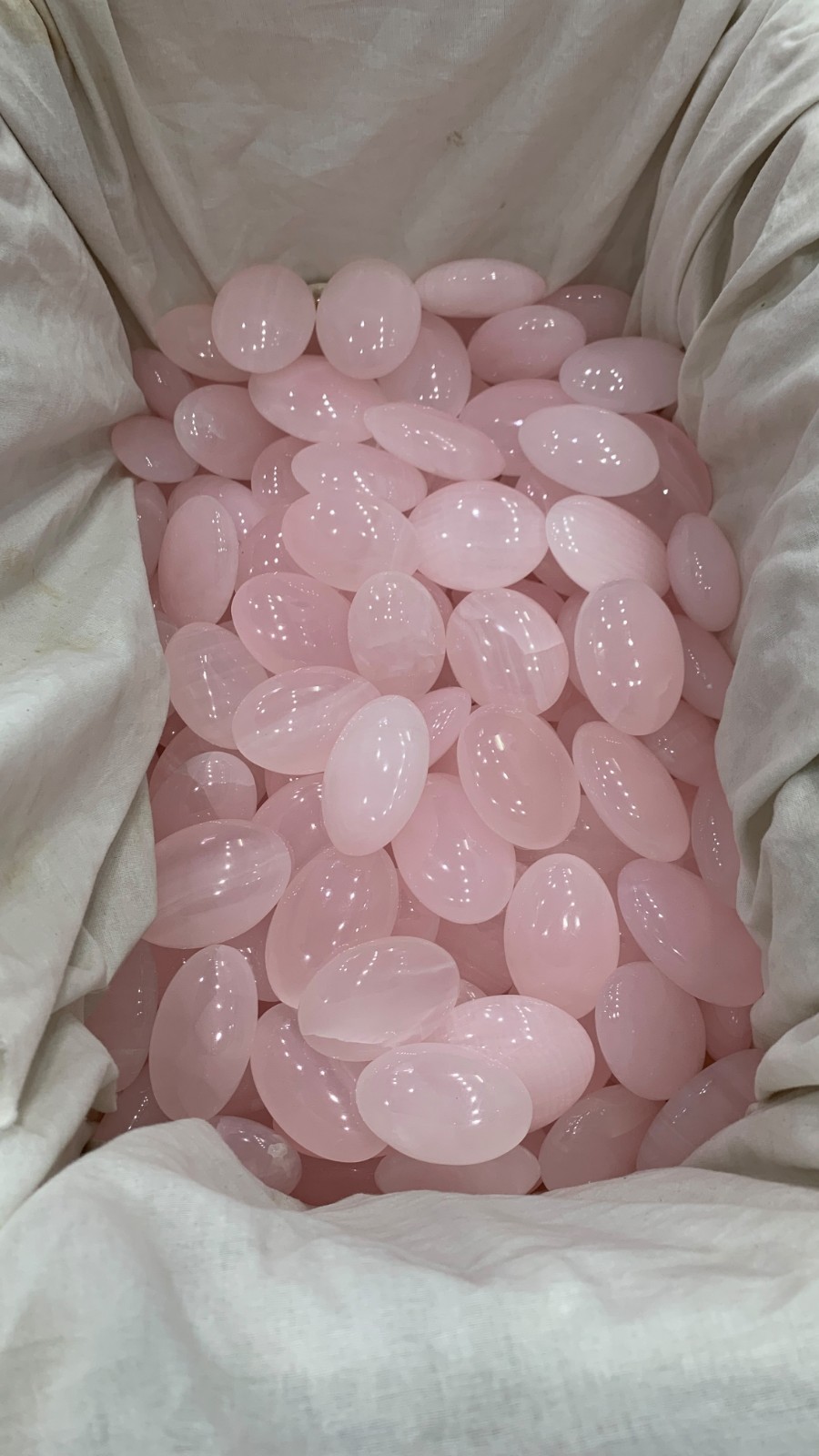 12KG Top Quality Pink Calcite Palm Stones Lot Natural Healing Crystal Wholesale