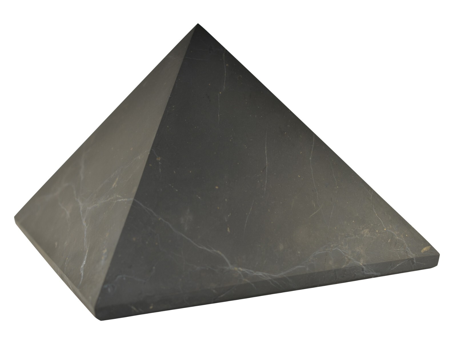 Shungite World Shungite Pyramid – Various sizes ( Polished or Unpolished )