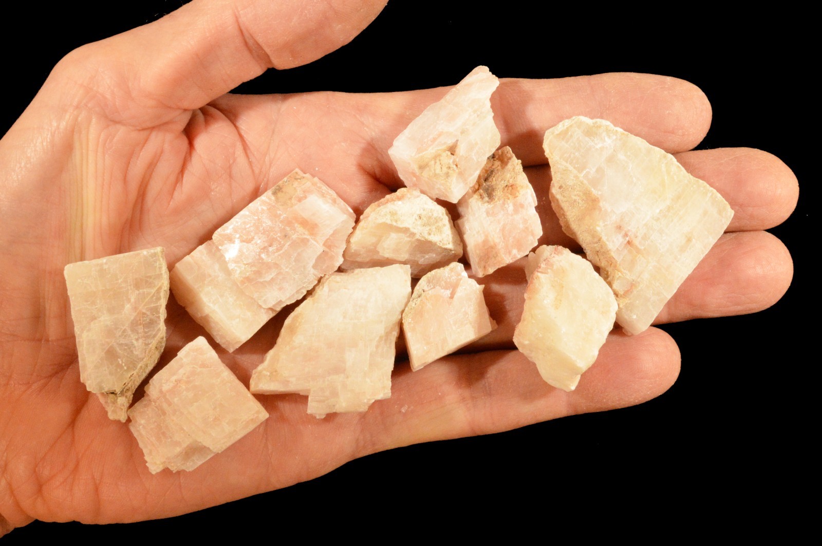 FELDSPAR 1 1/4″ 10 Pcs 5 Oz Raw Rock Mineral Specimen Chakra Healing Crystal