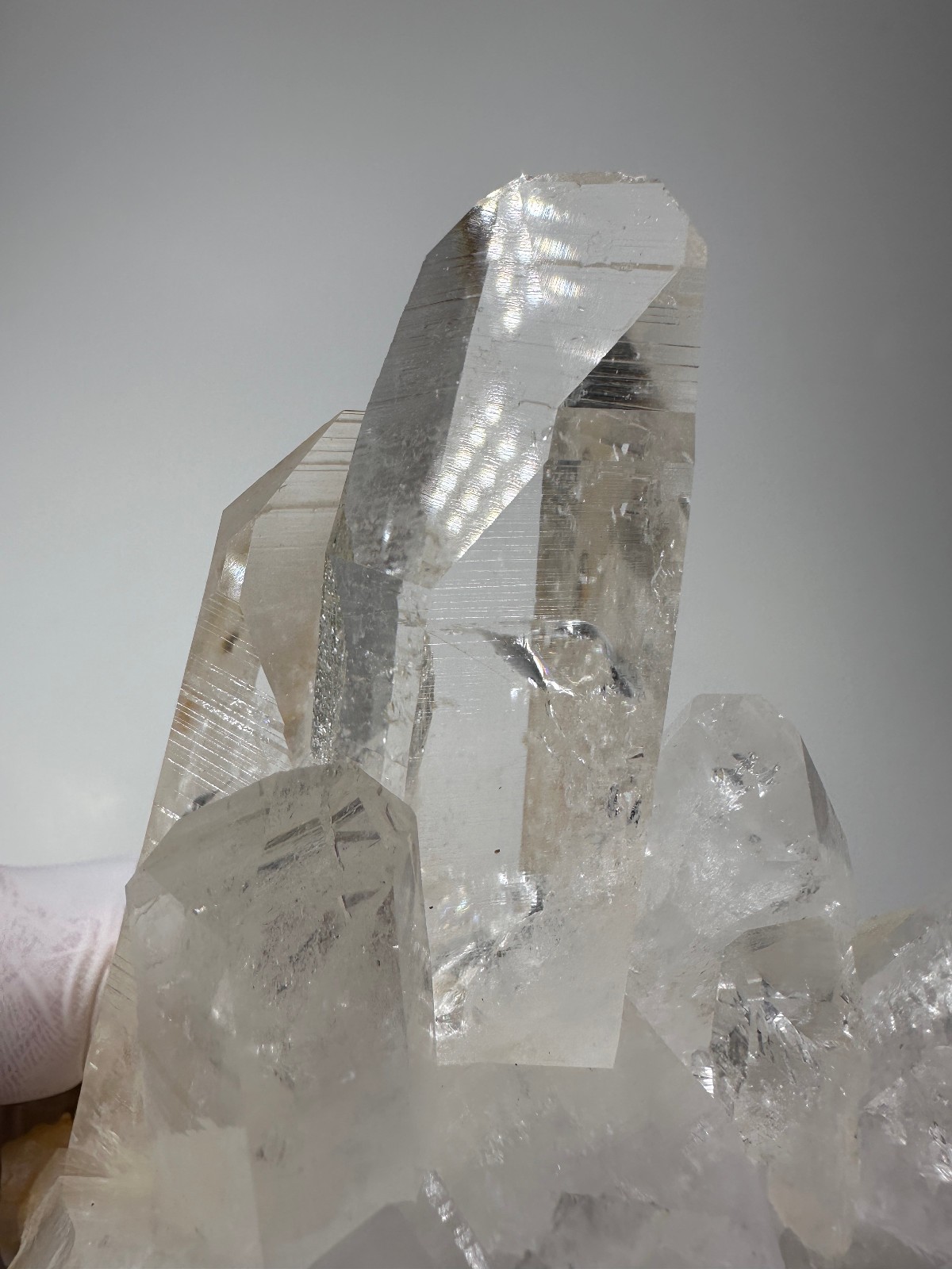 Exquisite___Large Colombian Lemurian Quartz Crystal Cluster Colombia