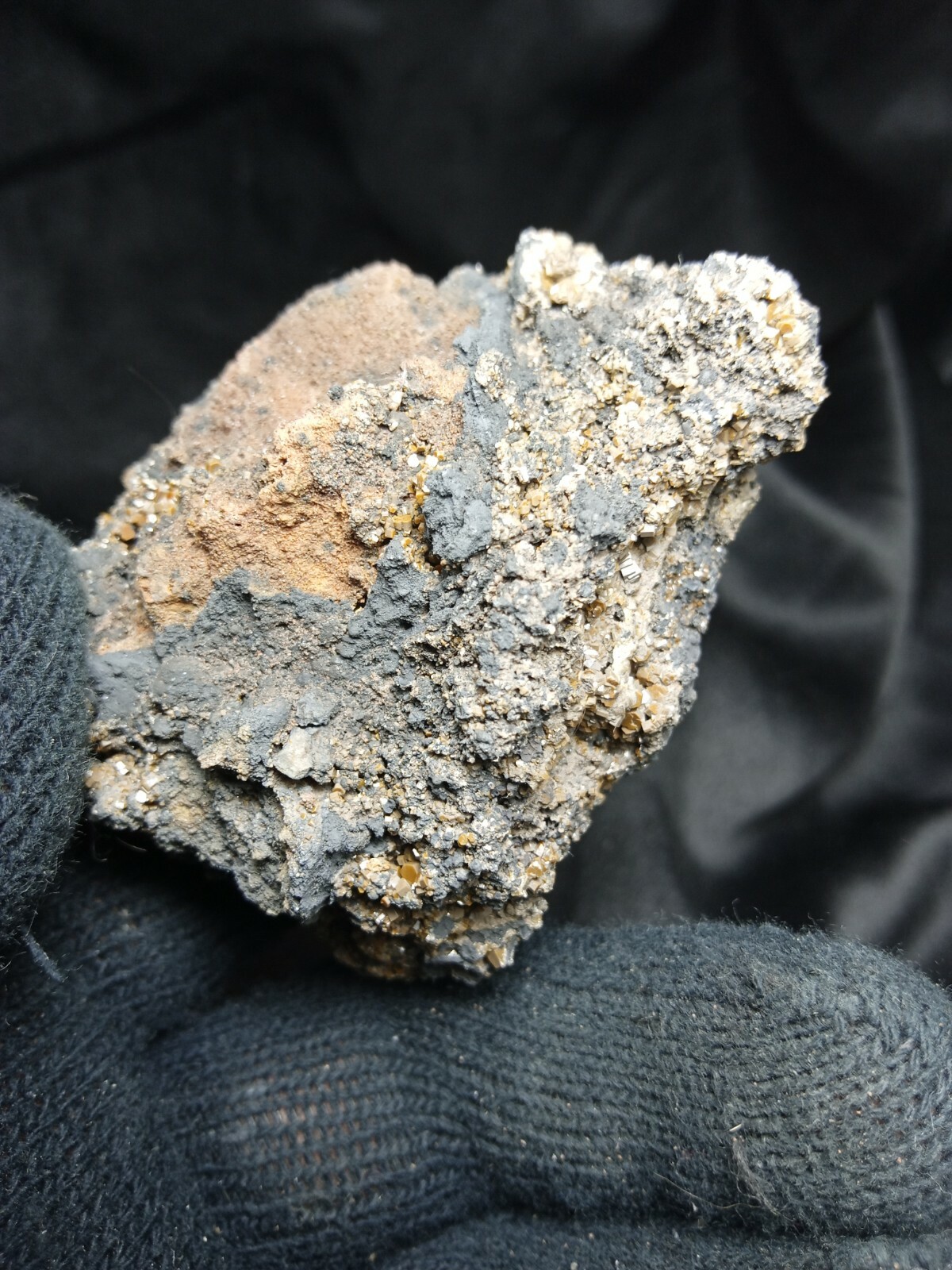 2.25 inch Cherry Red Vanadinite w Goethite from Taouz Morocco Africa