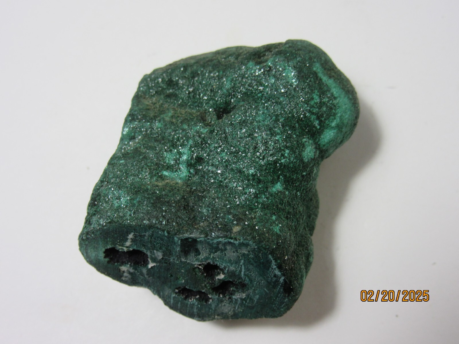 Green Malachite Mineral Nodule Zaire Africa 1 5/8″ Collectible GMNCZA-15s