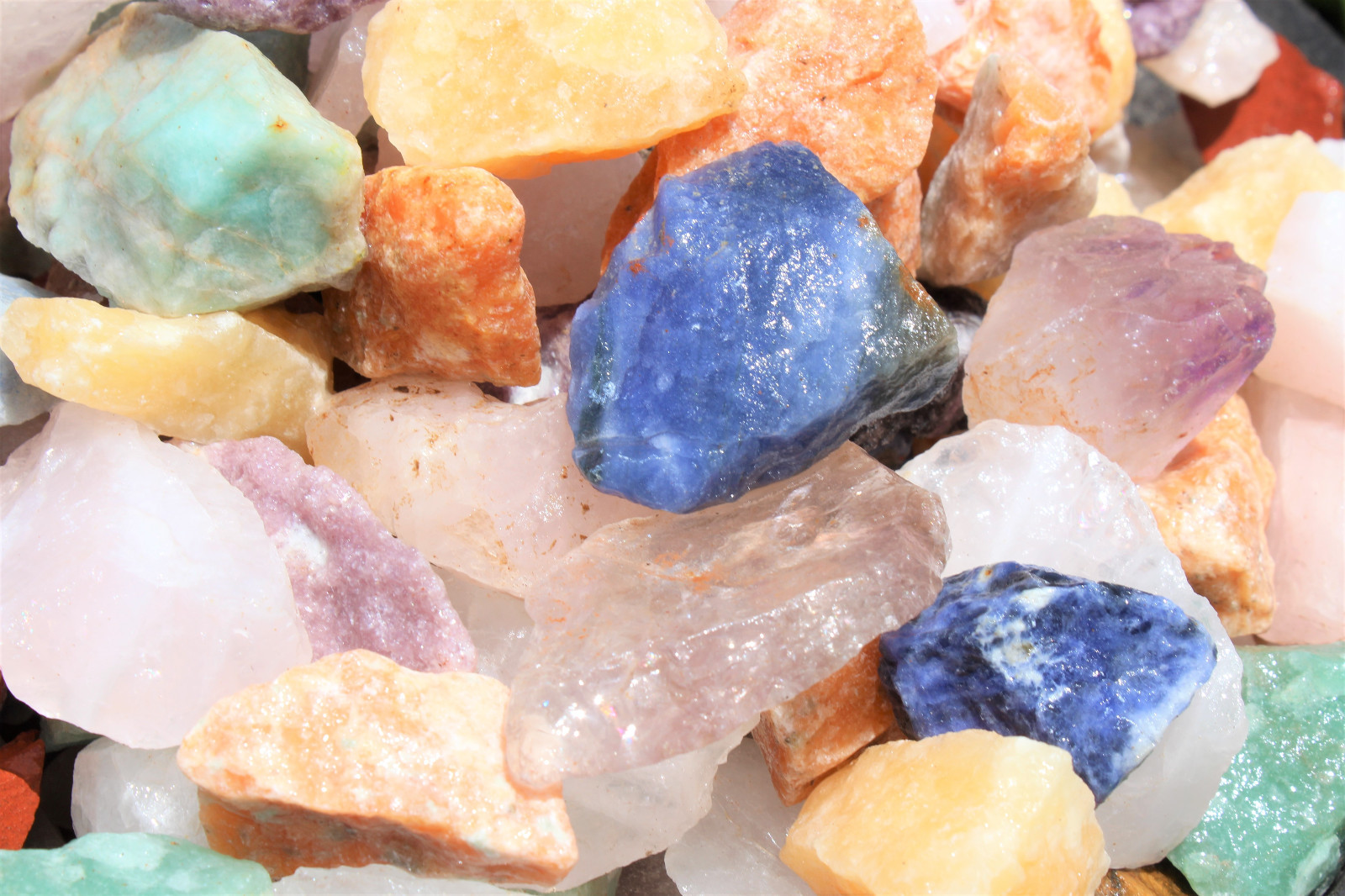 1000 Carat Bulk Lot Brazil Mix – Bulk Natural Rough Tumbler Rocks Stones