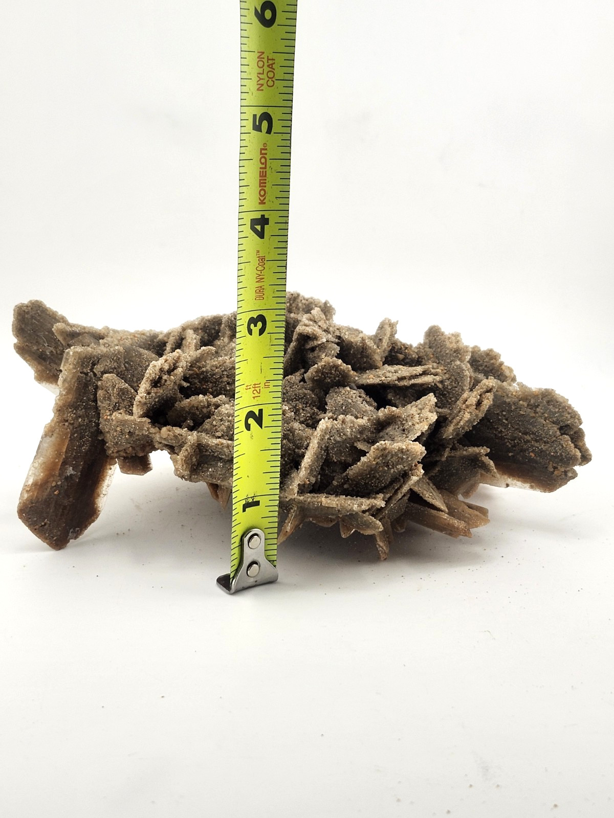 Hourglass Selenite Gypsum Crystal Cluster Oklahoma Old Stock 410 Grams