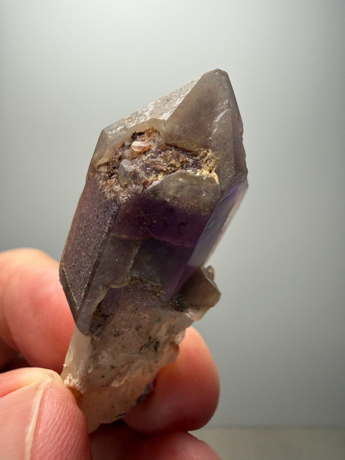 OLD STOCK! Rare Amethyst Scepter with amazing color! Orange River, South Africa!