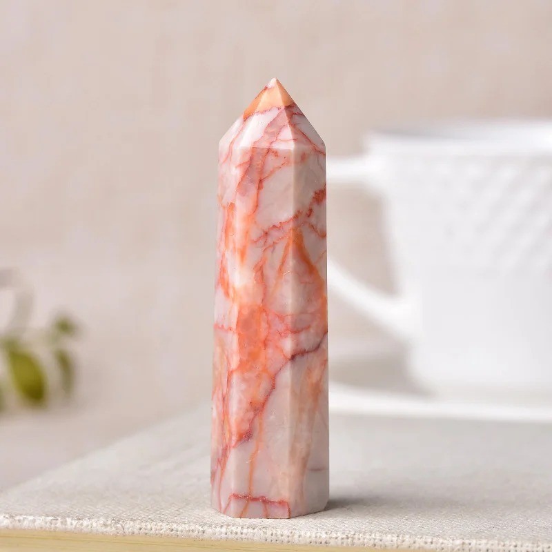 Natural Clear Quartz Tower Point Crystal White Crystal Obelisk Healing Crystal