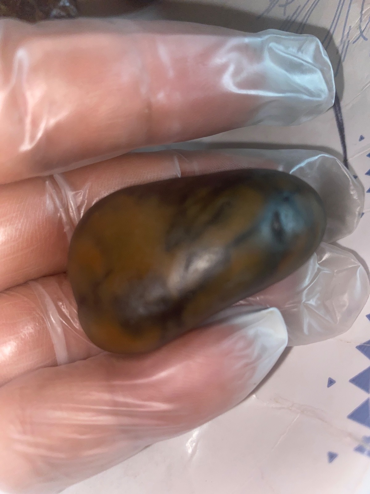 Beautiful river tumbled raw spider Jasper