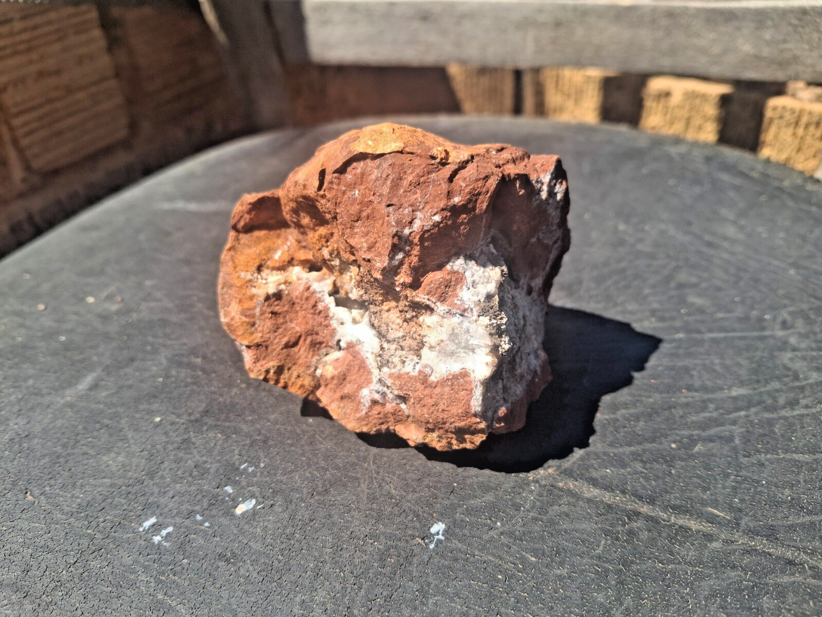 Break Your Own Geodes Large Unopened Ferruginous Quartz Red Earth Crystals