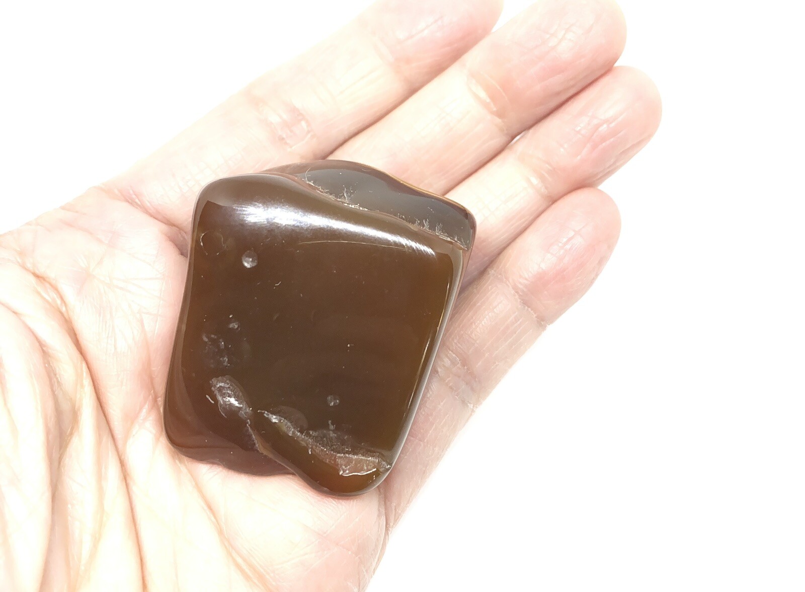 Agate Polished Stones From Brazil 3pcs 212g Total approximately 1 1/2in – 2in