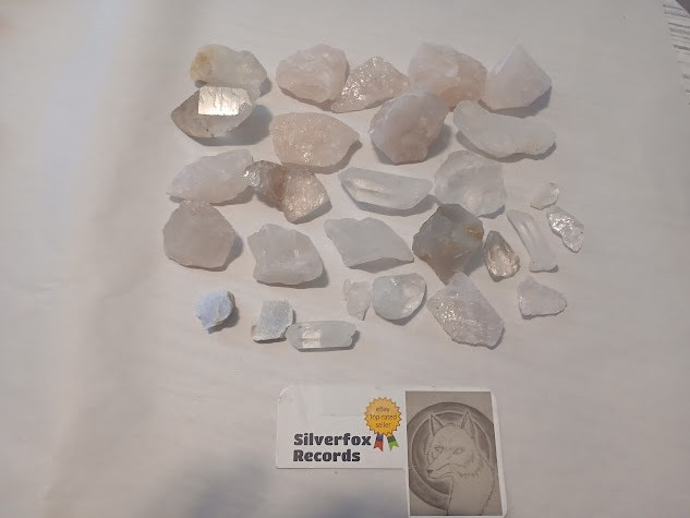 Mega 6LB (Over 250 pcs!) Natural Crystals Mineral Mixed Gemstones + BONUS LOOK!!