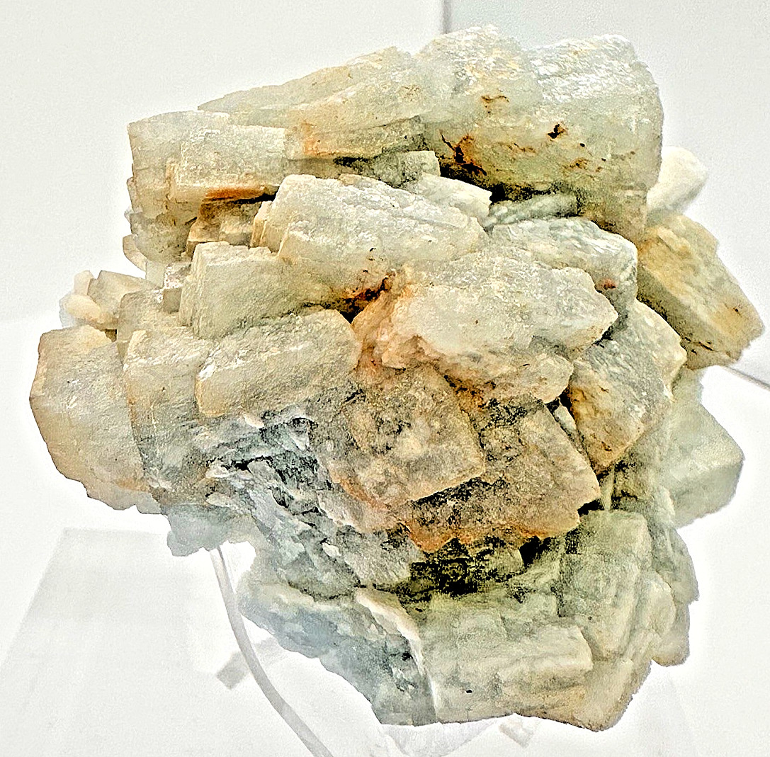 Cluster Sky Blue Barite baryte Crystal Cluster from Morocco 8 oz 3″