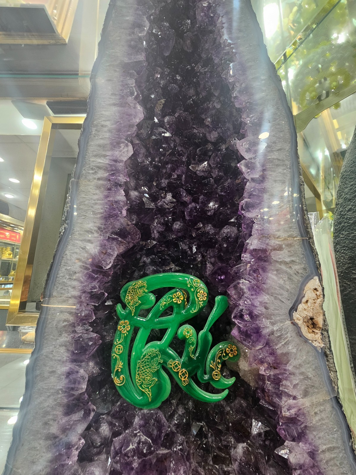 amethyst geode large
