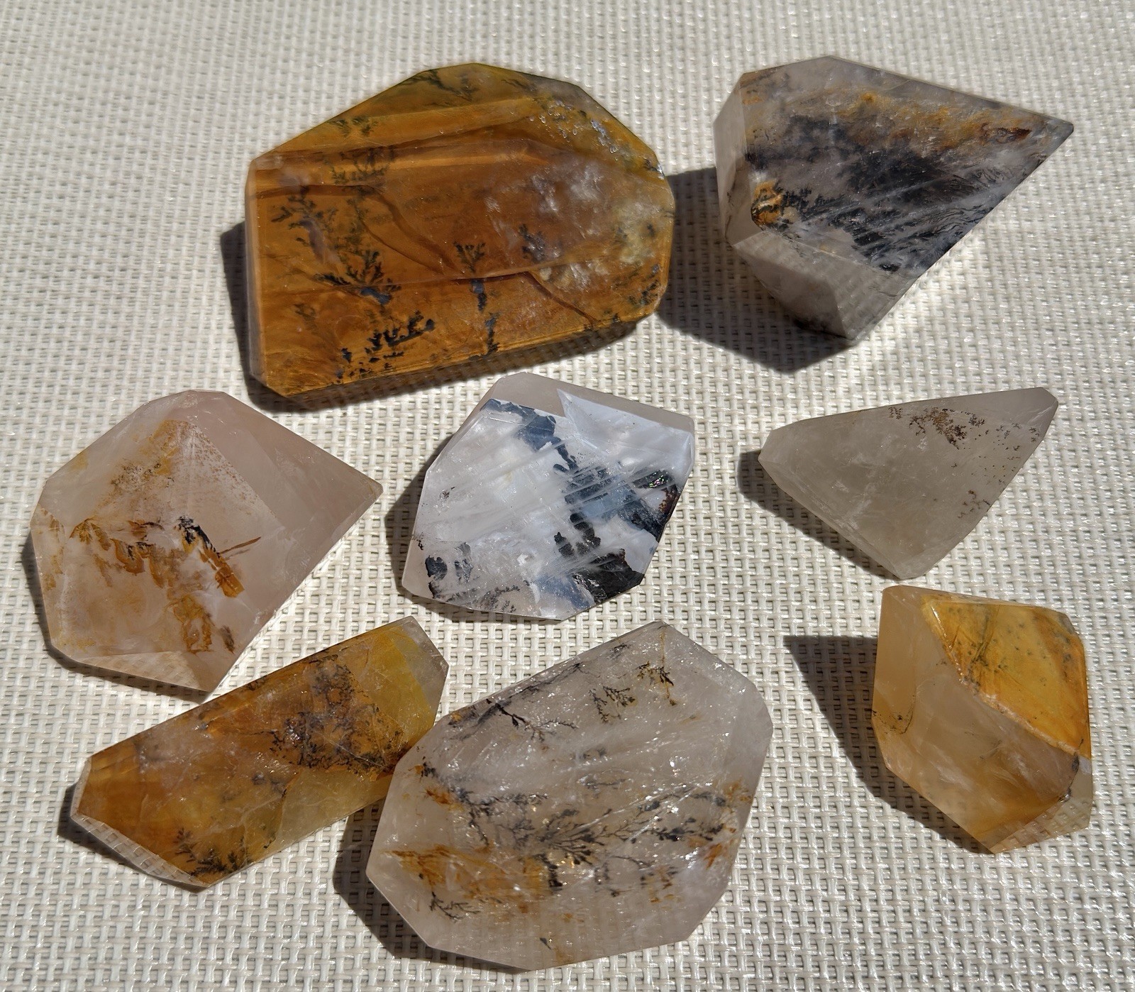 Wholesale Lot 1 lb Natural Dendritic Quartz Crystal Freeform 5-10 Pcs