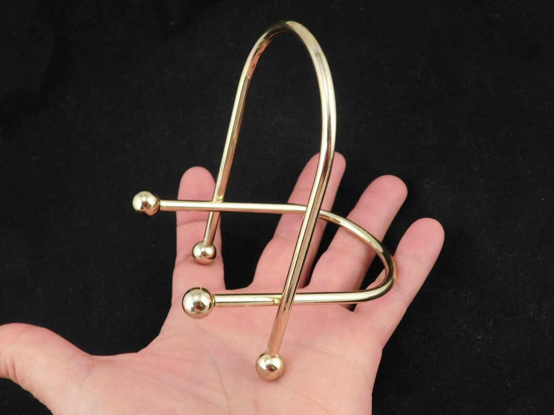 Easel Display Stand Medium Size Metal Gold/Brass Color