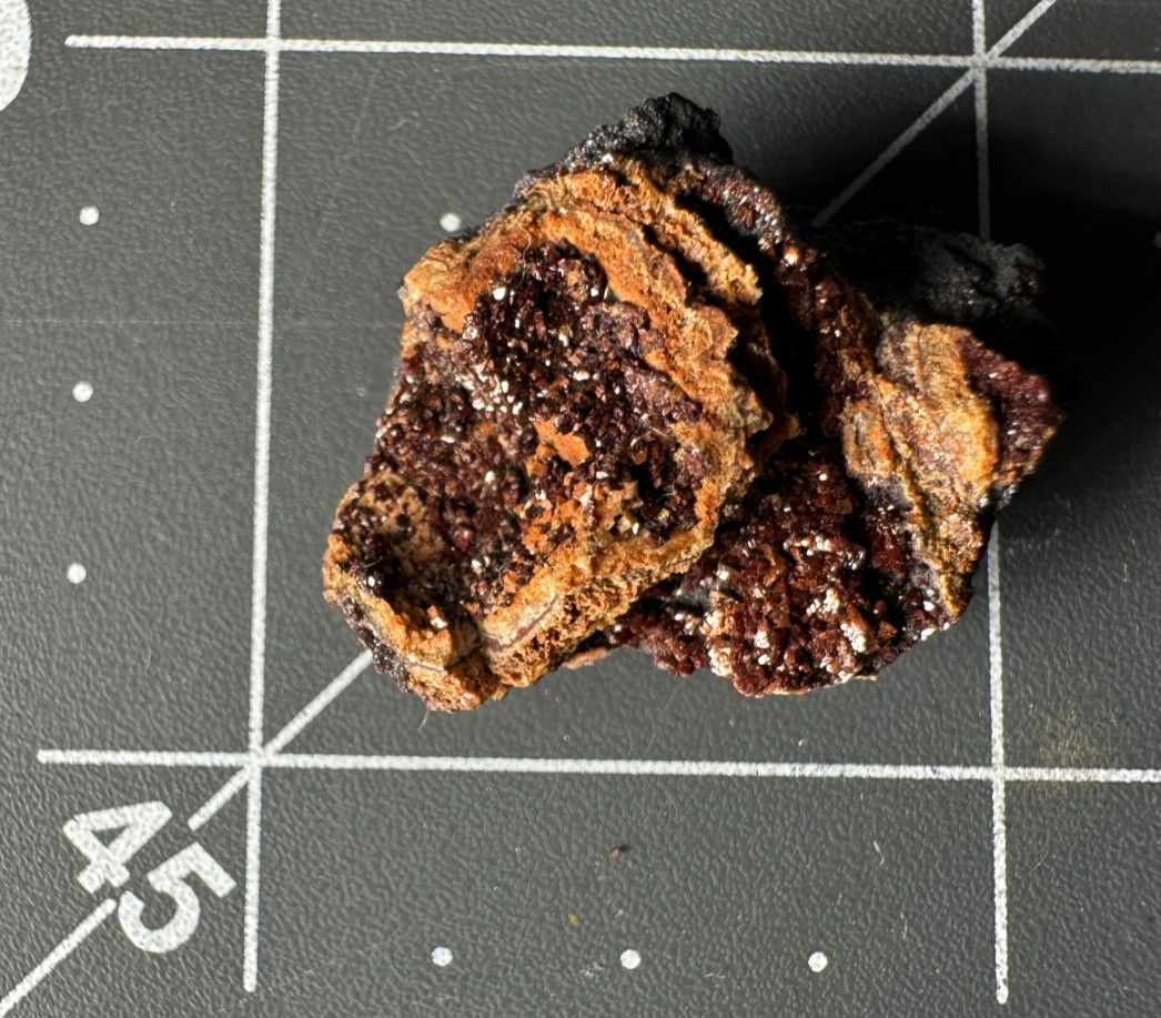 ➤ 7/8″ MAGNETITE MICRO CRYSTAL Specimen – Cedar City Utah VIDEO➤1116