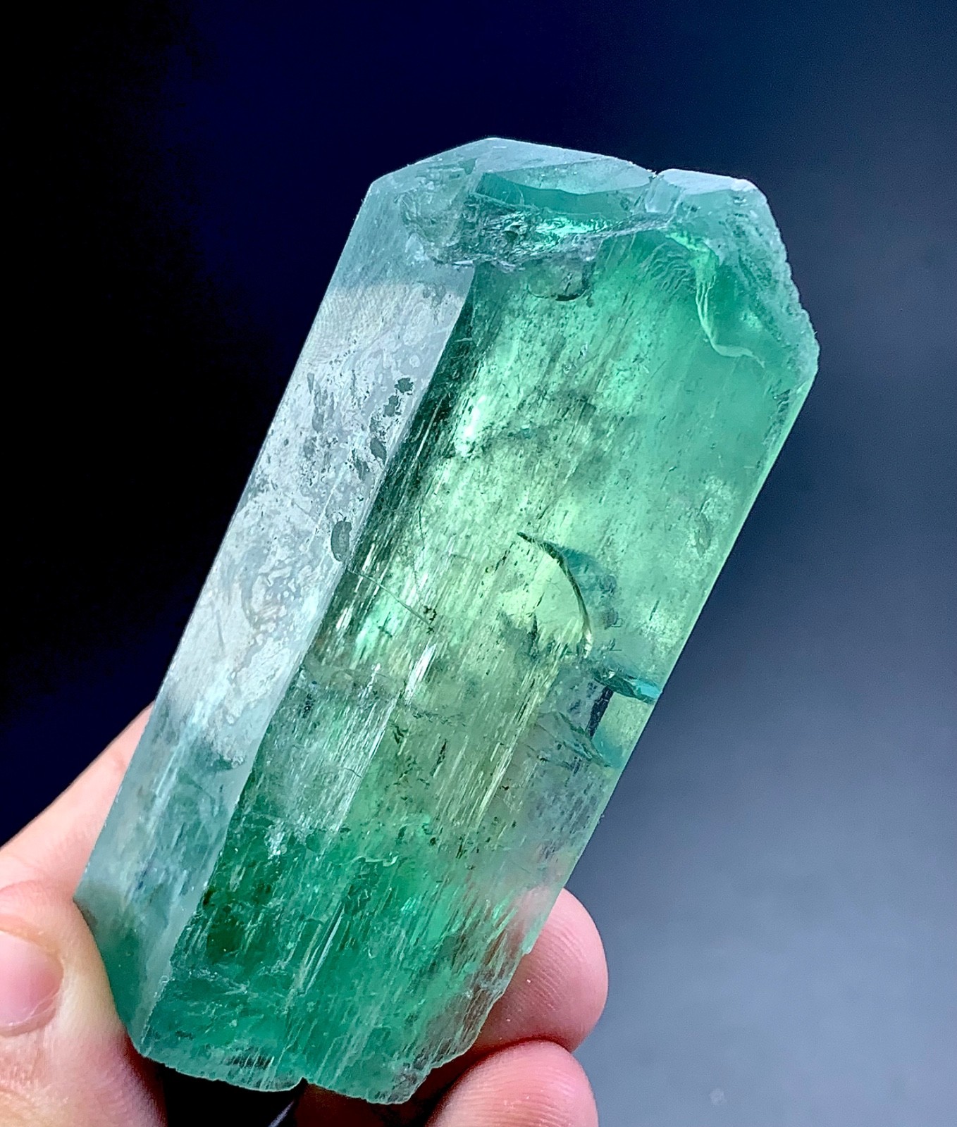 551 Carat Hiddenite Kunzite Crystal Specimen From Afghanistan