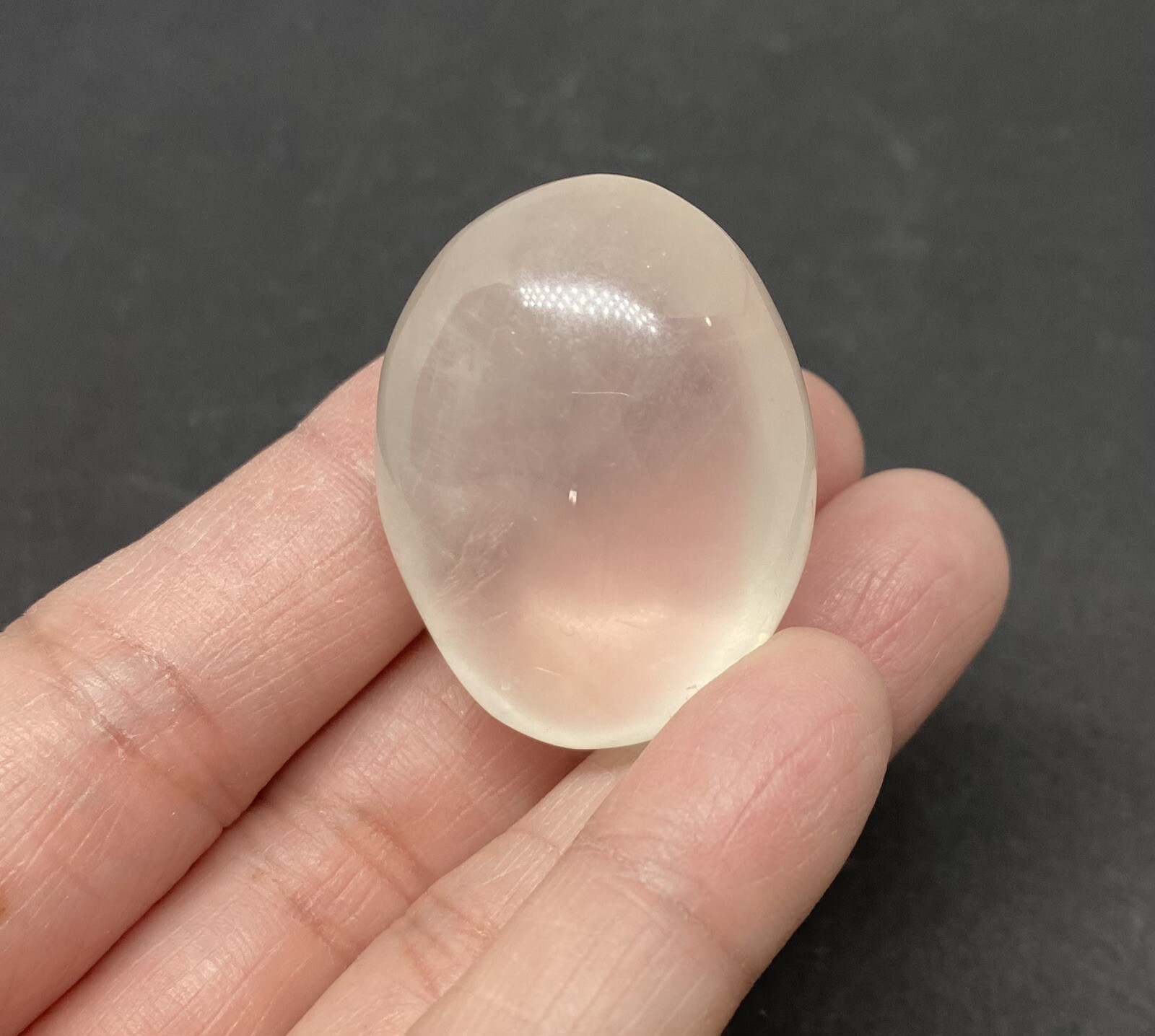 Girasol Genuine Quartz Stone from Madagascar 32g over 1 1/2in
