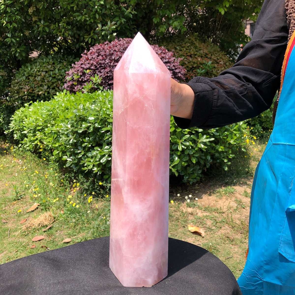 9.46LB Large Natural Powder Crystal Column Wand Obelisk Mineral Healing 5052