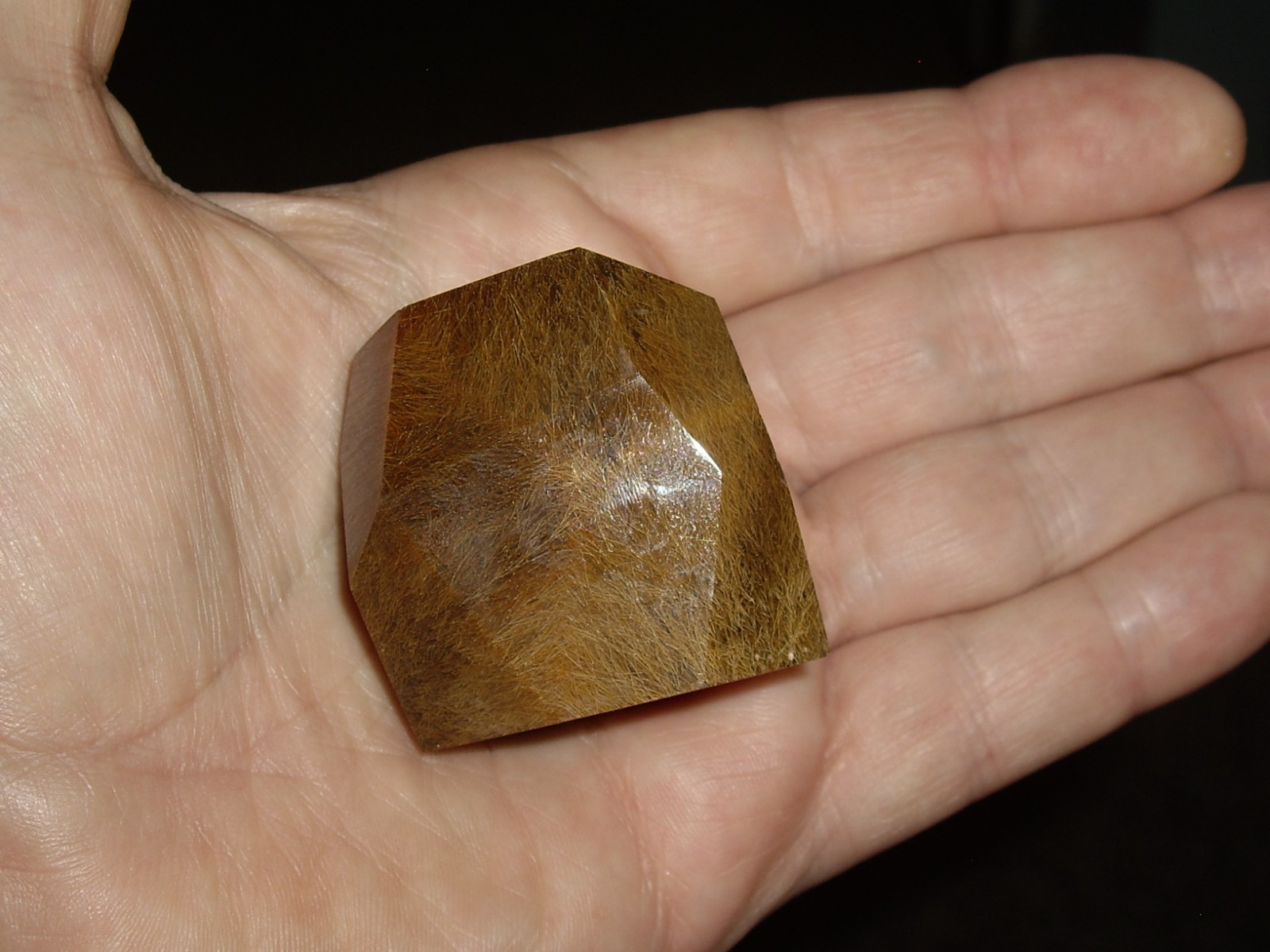 Fantastic Sagenite Agate Polished Freeform w/ Unknown Fibrous Inclusions 91.2g