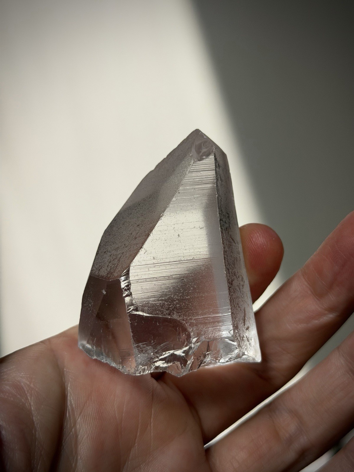 Lemurian Quartz Crystal Optical Quartz Self Healed Quartz Brazil Crystal