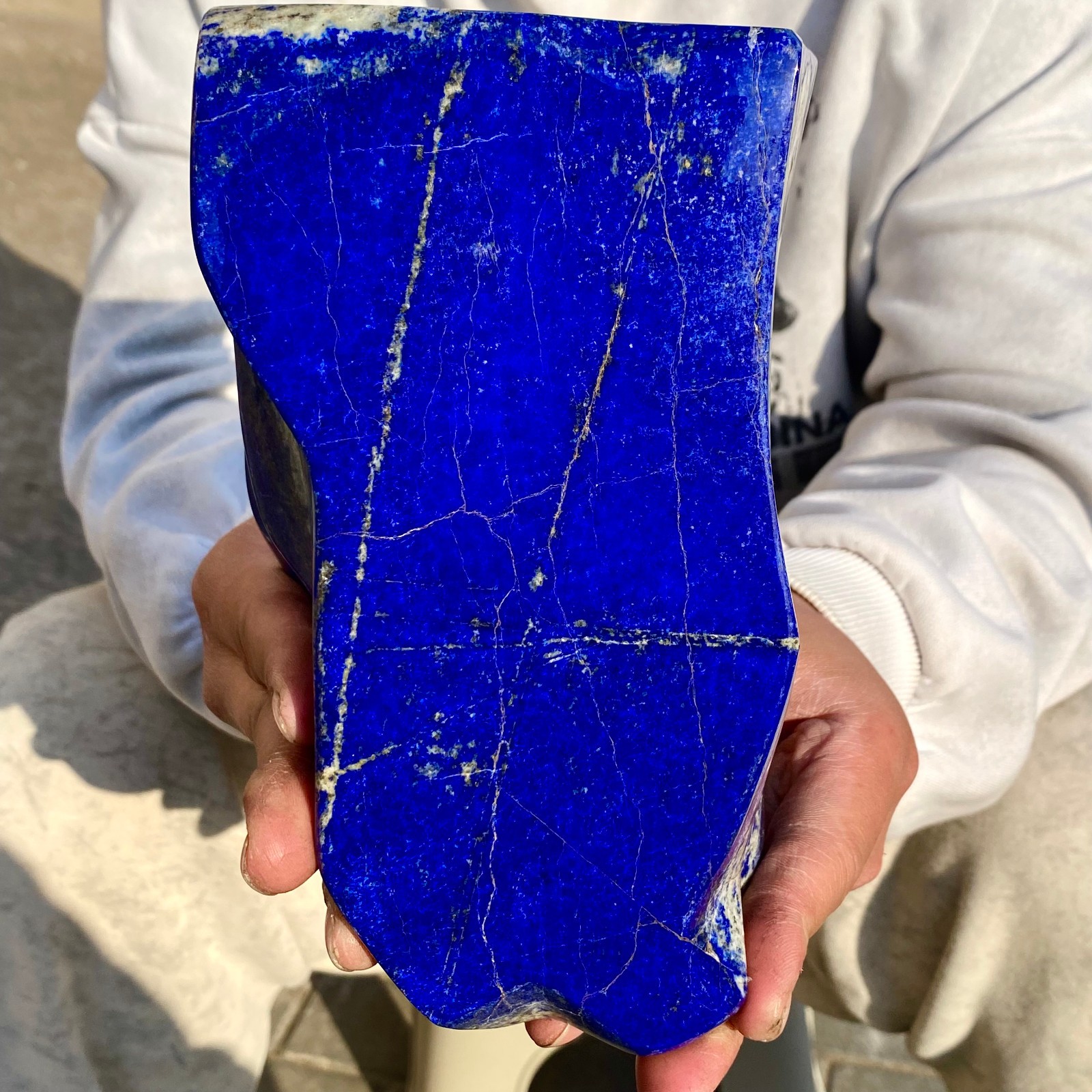 7.3LB Natural Stone Lapis Lazuli Freeform Polished Crystal Mineral Specimen
