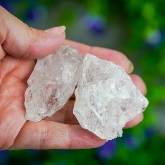 3-5cm Clear Quartz Raw Rough Stone Chunks Healing Reiki Energy Crystal Specimens