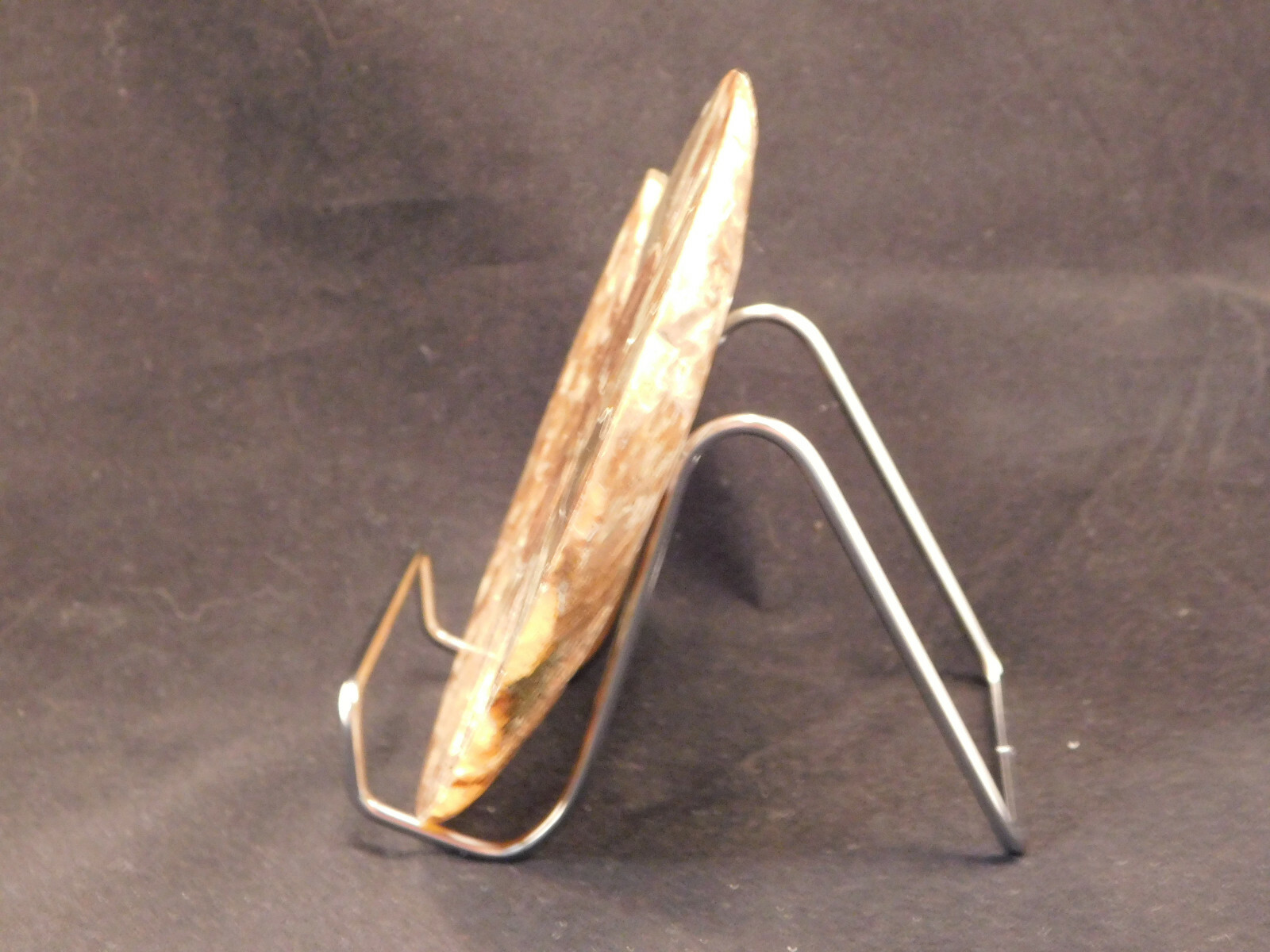 Easel Display Stand Metal Small Size Chrome / Silver