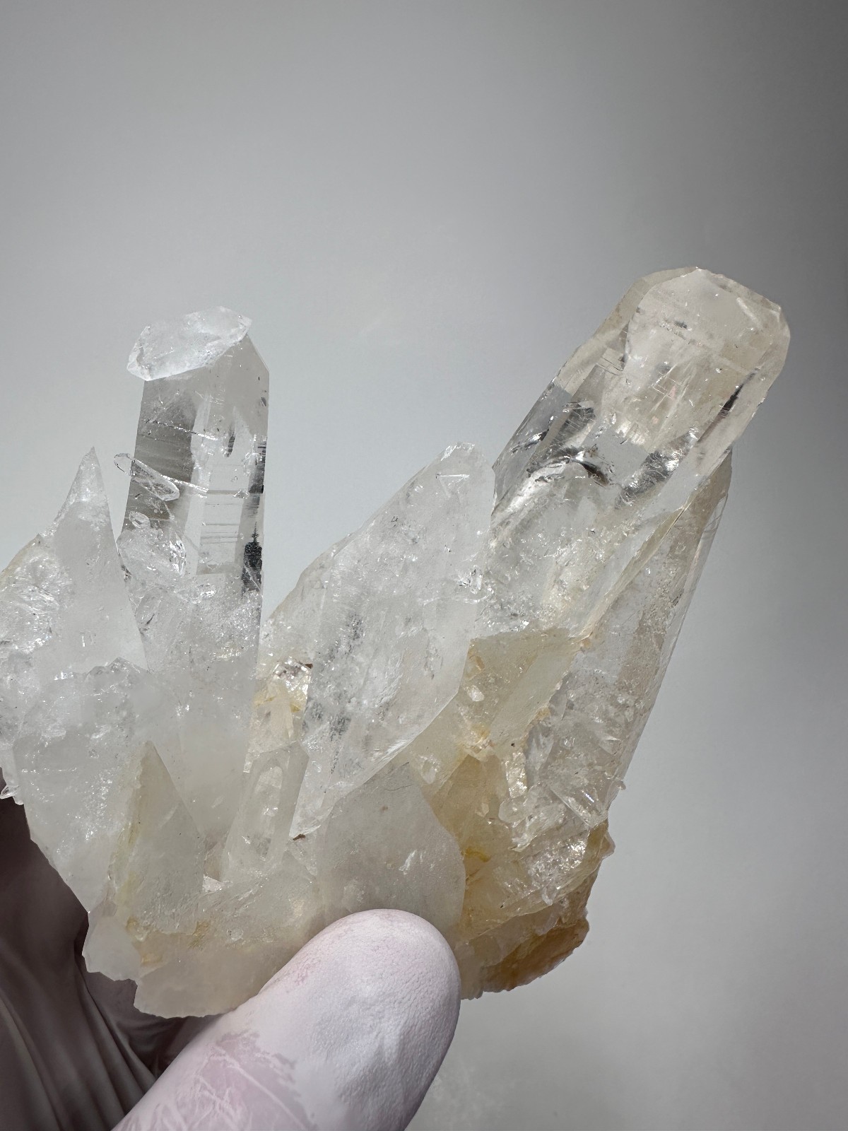 Exquisite___Large Colombian Lemurian Quartz Crystal Cluster Colombia