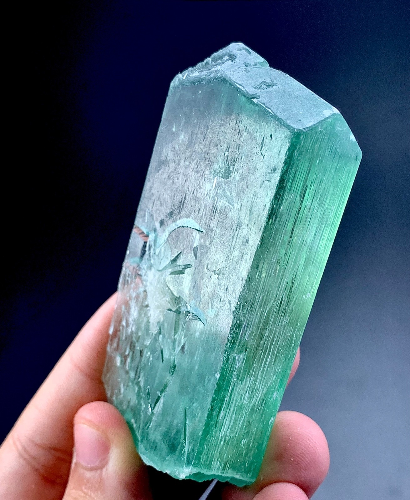 551 Carat Hiddenite Kunzite Crystal Specimen From Afghanistan